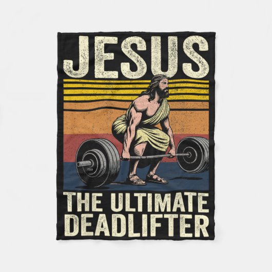 Vintager Jesus der ultimative Todesritter, der lus Fleecedecke (Vorderseite)