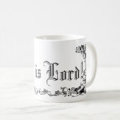 Vintager Jesus ist Lord Mug Kaffeetasse (VorderseiteRechts)