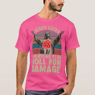 Vintager Jesus Rette allen anderen, die für den Sc T-Shirt