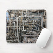 Vintager Jet-Motor Mousepad (Mit Mouse)