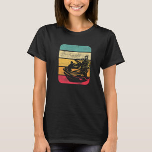 Vintager Jet Ski Retro Stil Sunset Lake Life Wasse T-Shirt