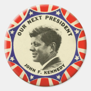 Vintager JFK John Kennedy Knopf unser folgender Runder Aufkleber