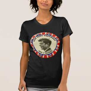 Vintager JFK John Kennedy Knopf unser folgender T-Shirt