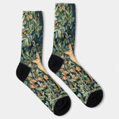 Vintager John Dearle "Greenery"- Baum Blume & Deer Socken (Rechts)