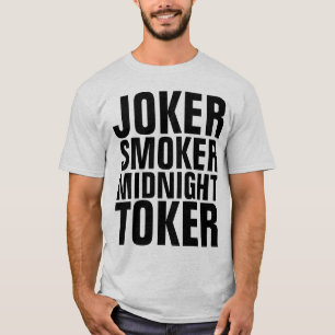 Vintager JOKER RAUCHER MIDNIGHT TOKER Männer T - S T-Shirt