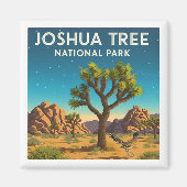 Vintager Joshua-Tree-Nationalpark Magnet (Vorne)