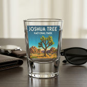 Vintager Joshua-Tree-Nationalpark Schnapsglas