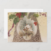 Vintager Joystick Feiertagspostkarte (Vorne/Hinten)