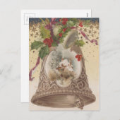 Vintager Joystick Feiertagspostkarte (Vorne/Hinten)