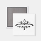 Vintager jüdischer Leiter Magnet (Vorderseite/Rückseite)