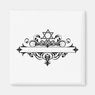 Vintager jüdischer Leiter Magnet