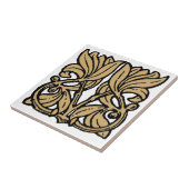 Vintager Jugendstil 1911 Blumenschmuck Frieze Fliese (Seite)