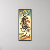 Vintager Jugendstil, Araber der Sahara Leinwanddruck (Vorderseite)