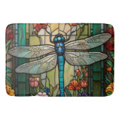 Vintager Jugendstil-Drachenfliege Badematte (Vorderseite)