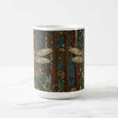 Vintager Jugendstil-Drachenfliege Kaffeetasse (Mittel)