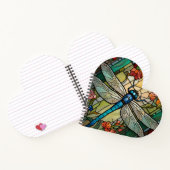 Vintager Jugendstil-Drachenfliege Notizblock (Innenseite)