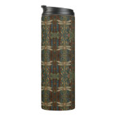 Vintager Jugendstil-Drachenfliege Thermosbecher (Nach rechts gedreht)