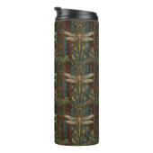 Vintager Jugendstil-Drachenfliege Thermosbecher (Nach rechts gedreht)