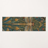 Vintager Jugendstil-Drachenfliege Yogamatte (Vorderseite (Horizontal))