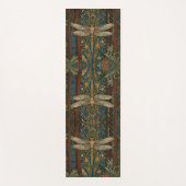 Vintager Jugendstil-Drachenfliege Yogamatte (Vorderseite)