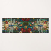 Vintager Jugendstil-Drachenfliege Yogamatte (Vorderseite (Horizontal))