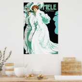 Vintager Jugendstil, Italien Mode und Extravagante Poster (Küche)