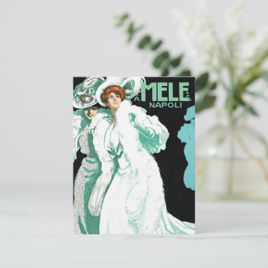 Vintager Jugendstil, italienische Mode, Extravagan (Stehend Vorderseite)