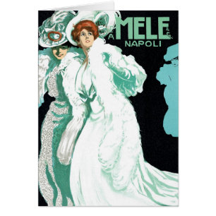 Vintager Jugendstil, italienische Mode, Extravagan