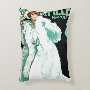 Vintager Jugendstil, italienische Mode, Extravagan Dekokissen