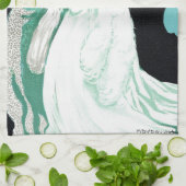 Vintager Jugendstil, italienische Mode, Extravagan Geschirrtuch (Gefaltet)