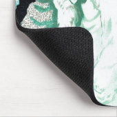 Vintager Jugendstil, italienische Mode, Extravagan Mousepad (Ecke)