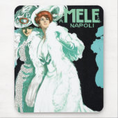 Vintager Jugendstil, italienische Mode, Extravagan Mousepad (Vorne)