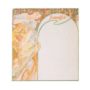 Vintager Jugendstil Museo Cantonale d'Arte Notizblock
