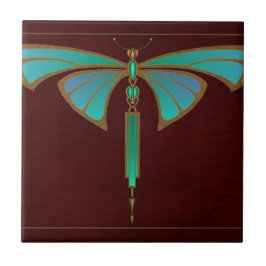 Vintager Jugendstil-Stil Fliese