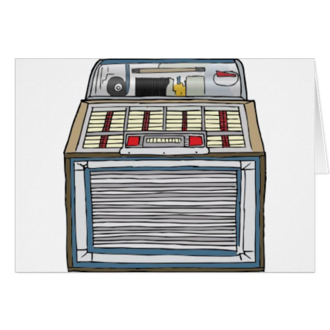 Vintager Jukebox (Vorderseite (Horizontal))