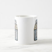 Vintager Jukebox Kaffeetasse (Mittel)