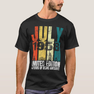 Vintager Juli 1958 Tanzkostüm 63 Jahre alt 63. T-Shirt