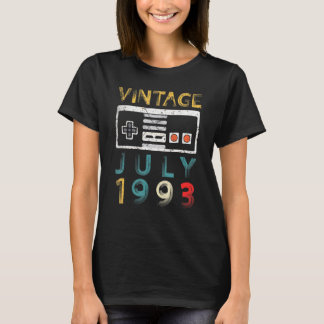Vintager Juli 1993 28 Geburtstag 28 Jahre alter Ga T-Shirt