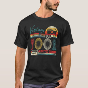 Vintager Juli 2002 19 Geburtstag Bekleidung 19 Jah T-Shirt