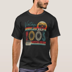 Vintager Juli 2005 17. Geburtstag Bekleidung 17 Ja T-Shirt