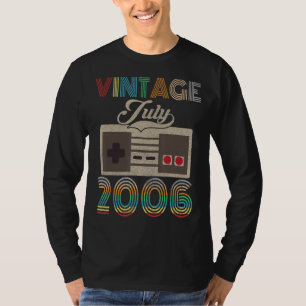 Vintager Juli 2006 16. Geburtstag 16 Jahre alt T-Shirt