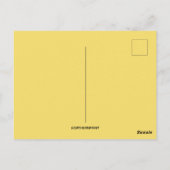 Vintager Junge Füttre Chicks Ostern Postkarte (Rückseite)