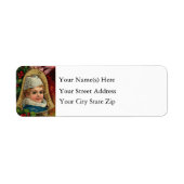 Vintager Junge gemalt am Weihnachtsgeschmuck (Vorne)