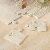 Vintager Junge im Schnee Puzzle (Seite)