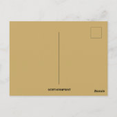 Vintager Junge mit Äpfeln Erntedank Postkarte (Rückseite)