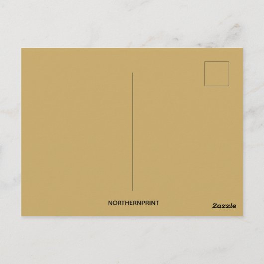 Vintager Junge mit Äpfeln Erntedank Postkarte (Rückseite)