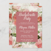 Vintager Junggeselinnen-Abschied - Einladung (Vorne/Hinten)