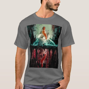Vintager Jungle Ästhetik Koi Fisch T-Shirt