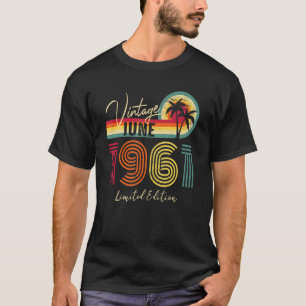 Vintager Juni 1961 61. Geburtstag 61 Jahre alt T-Shirt