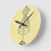 Vintager Kabelrahmen Runde Wanduhr (Winkel)